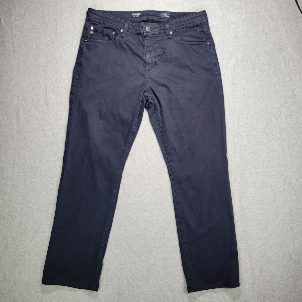 Adriano Goldschmid Everett Slim Straight Pants Mens 34x34 Blue